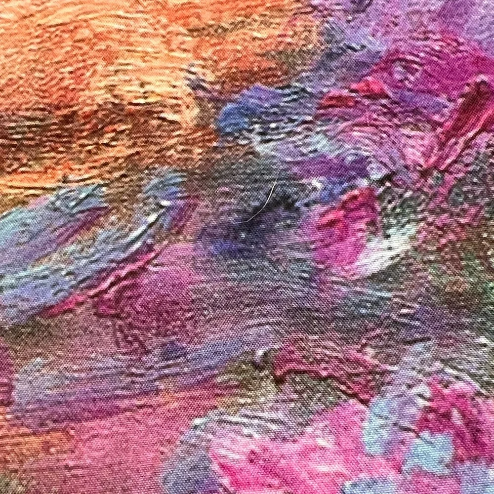 Claude Monet - The Artist's Garden at Giverny 53x61 Polyester Tapestry
